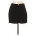Shein Casual Mini Skirt Mini: Black Print Bottoms - Women's Size Medium