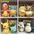 Grande figurine Pokemon Pikachu Salamèche Evoli Ibrahimaccueilli c Porkby SLaura modèle