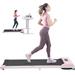 2 in 1 Under Desk Electric Treadmill 2.5HP with Bluetooth APP and speaker Remote Control Display for Office/Home Treadmill