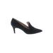 Essex Lane Heels: Slip On Stilleto Work Black Print Shoes - Women's Size 9 - Pointed Toe