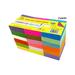 4A Sticky Notes 1 3/8 x 1 7/8 Inches The Adhesive Side Ne Assorted 18 Colors 100 /Pad 18 Pads/Pack 2 Packs/Set 3600 Total AAAA 4A 354818