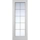 JB Kind Decima Glazed Internal Door 35 x 1981 x 838mm in White Mdf