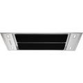 Cata 110cm Ceiling Extractor Hood Black Glass Stainless Steel