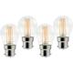 Sylvania LED RT Filament Mini Globe Lamp 4.5W BC (B22) 470lm (4 Pack)