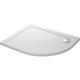 Mira Flight Safe Offset Quadrant Shower Tray 1200 x 900mm LH in White Acrylic Stone Resin