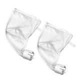 2pcs Swimming Pool Cleaner Bags Reusable Pool Impurity Filters Zipper Bags Cleaning Accessories
