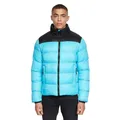 Men's Duck and Cover Mens Synflax Puffer Jacket - Blue/Green - Size: 42/Regular