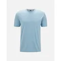 Men's Hugo Boss Mens Striped T-shirt Blue - Size: 40/Regular