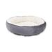 Snooze Fest Grey Textured Round Bed 20 L X 20 W X 20 H