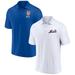 Men's Fanatics Branded Royal/White New York Mets Two-Pack Logo Lockup Polo Set