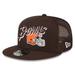 Men's New Era Brown Cleveland Browns Graffiti Script 9FIFTY Snapback Hat