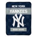 Chad & Jake New York Yankees 30" x 40" Personalized Baby Blanket