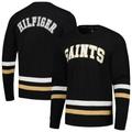 Men's Tommy Hilfiger Black/Gold New Orleans Saints Nolan Long Sleeve T-Shirt