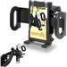 Golf Cart Universal GPS Holder - Golf Cart Accessories Rotating Cell Phone Holder Mount Clip for GPS PDA