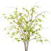 PARMPH 4 Packs 41.7 Inch Artificial Ficus Branches Faux Stems Eucalyptus Branches Faux Leaf Spray Green Ficus Twig Stems Greenery Stems Faux Branches for Vase Filler Home Office Wedding Decoration