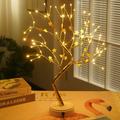 Tabletop Bonsai Tree Light 72 LED Tree Lamp Fairy Light Tree Artificial Tree with Lights USB & Battery Operated Lighted Tree Indoor for Home Decoration