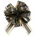 20pcs 6 Inch Large Pull Bow Gift Wrapping Bows Ribbon Organza Black for Wedding Baskets Presents Christmas