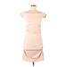 Susana Monaco Cocktail Dress - Party: Pink Solid Dresses - Women's Size Medium