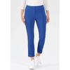 3/4-Hose STEHMANN "Igor", Damen, Gr. 38, N-Gr, blau, Web, Obermaterial: 72% Viskose, 25% Polyamid, 3% Elasthan, casual, figurbetont 3/4-Länge, Hosen, in Größen 32 bis 52, aus Viskose mit Stretch
