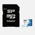 Silicon Power Superior Pro V30 64GB Memory Card with Adapter