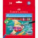 Faber-Castell Faber Castell Watercolour Pencil Assorted Colours Set of 24