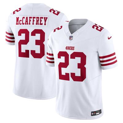 Weißes San Francisco 49ers Vapor F.U.S.E. Limited-Trikot von Christian McCaffrey für Herren von Nike Image