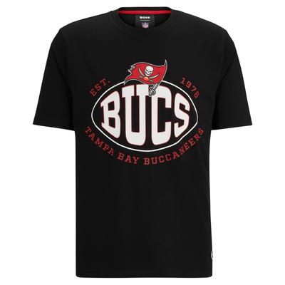 BOSS X NFL Black Tampa Bay Buccaneers Trap T-Shirt für Herren Image