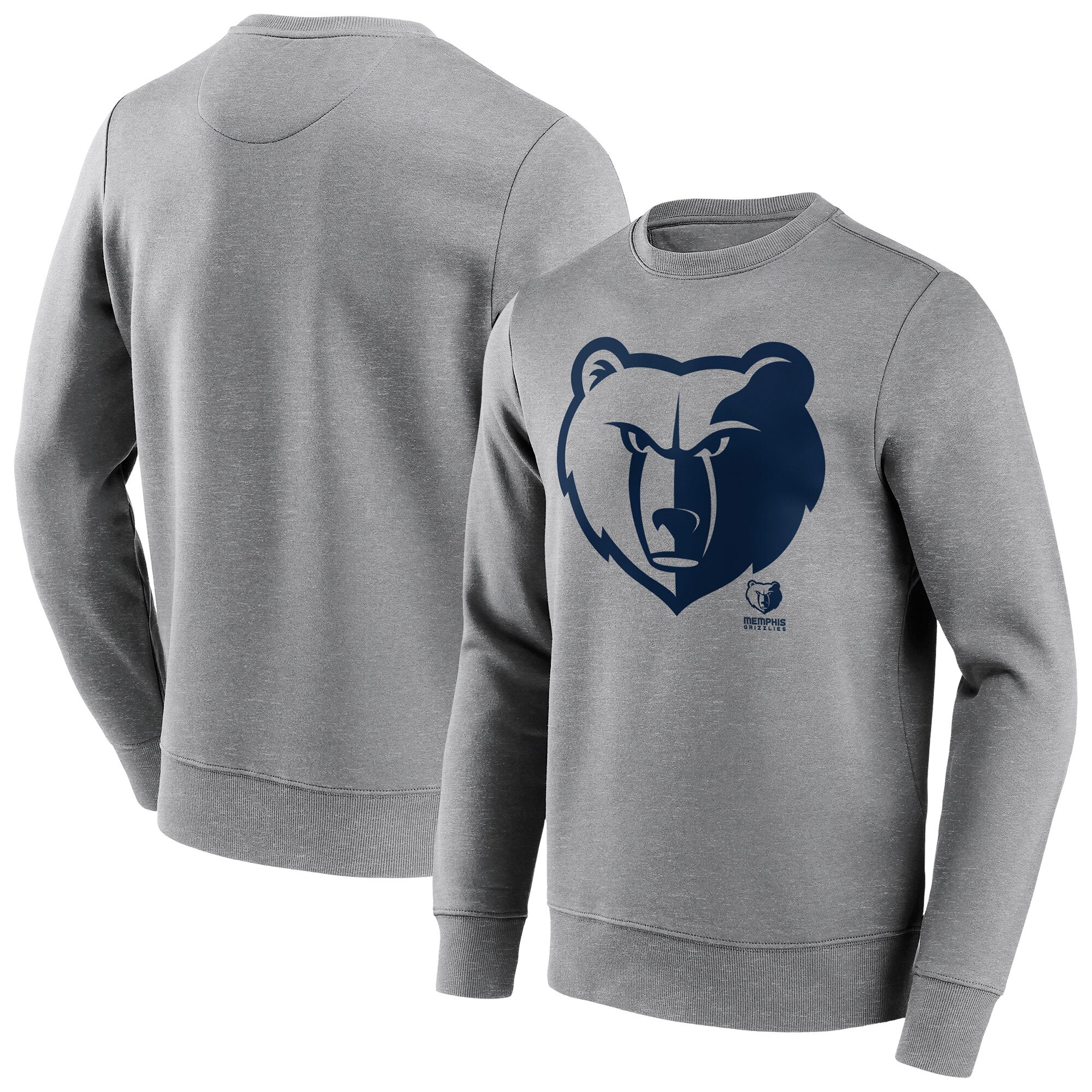 Memphis Grizzlies Fanatics Logo Rundhals-Sweatshirt mit Mono-Logo - Herren Image