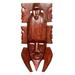 Akan wood mask, 'African Family' - Akan Wood Mask