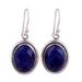 'Blue Destiny' - Lapis Lazuli Earrings Sterling Silver Jewelry from In