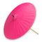 Decorative garden umbrella, 'Happy Garden in Pink'