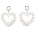 Hearts of Lace,'Artisan Crafted Sterling Silver Earrings'