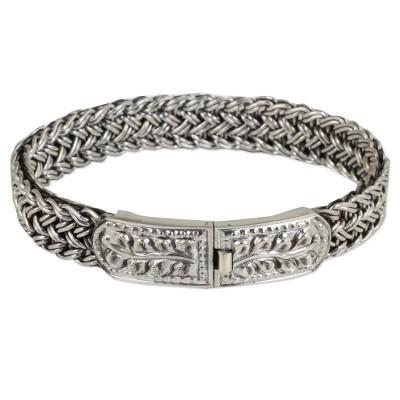 'Unity' - Handcrafted Sterling Silver Bangle Bracelet