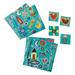 'Modern Hand-painted Placemats and Coasters (Set for 4)'