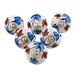 Vibrant Beauty,'Ceramic Cabinet Knobs Floral (Set of 6) from India'