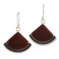 Expression,'Dangle Earrings with Red Jasper'
