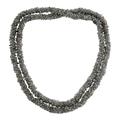 Labradorite long beaded necklace, 'Beautiful Mood'