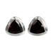 Garnet stud earrings, 'Crimson Trinity'