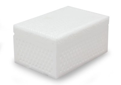 Marble jewelry box, 'Mughal Lattice' - Hand Carved Jali Jewelry Box