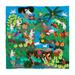 'Jungle Friends' - Applique Wall Hanging Folk Art Handmade in Peru