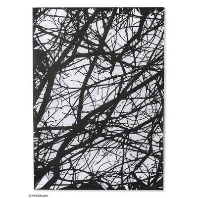 Midnight Woods,'Saa wrapping paper (Set of 6)'