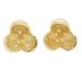 Bell Blossom,'18k Gold Plated Floral Stud Earrings from Bali'