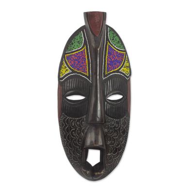 Honorable Obileye,'Wood African Mask Aluminum Recy...