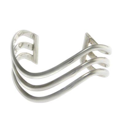 'Wakatobi Wave' - Sterling Silver Cuff Bracelet