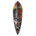 African wood mask, 'Maigaya' - Hand Carved Nigerian Mask