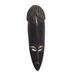 Abrewaa,'Hand-Carved African Sese Wood Mask from Ghana'
