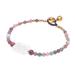 Magical Day,'Rose Quartz and Agate Beaded Pendant Bracelet from Thailand'