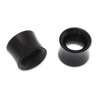 Horn ear plugs, 'Tubular Black Halo'