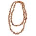 Earthen Infatuation,'Natural Moonstone Beaded Necklace from Brazil'