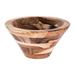 Natural Mosaic,'Wood Fruit Bowl from Guatemala'